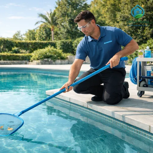 تنظيف وصيانة المسابح