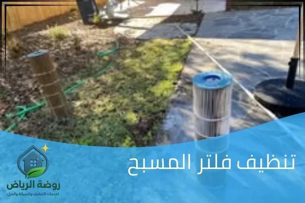 تنظيف فلتر المسبح