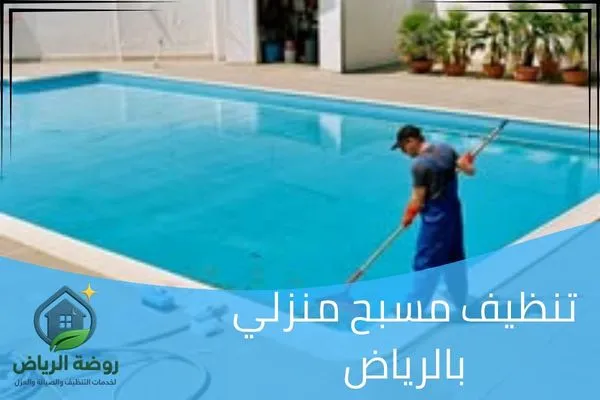 تنظيف مسبح منزلي